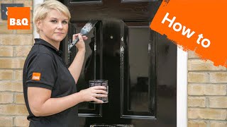 How to paint an external door