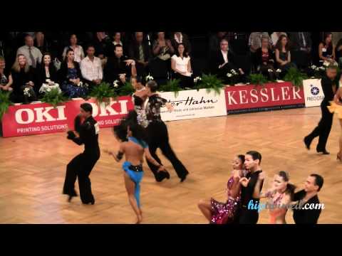 Nikita Brovko - Anastasiya Melnikova, GOC 2010 Stuttgart, IDSF grand slam latin, 4.round - samba
