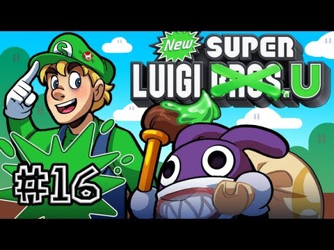 The Mario Bros. U - New Super Luigi U Gameplay / Playthrough w/ SSoHPKC Part 16 - Struggling to the Castle