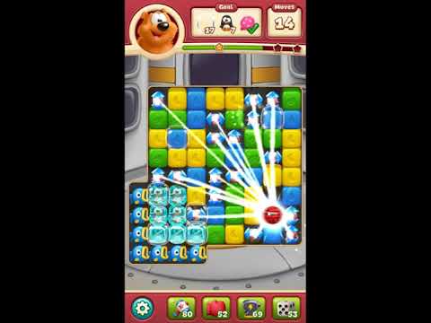 Toon Blast Level 3043 - NO BOOSTERS 🐻🐺🐱 | SKILLGAMING ✔️