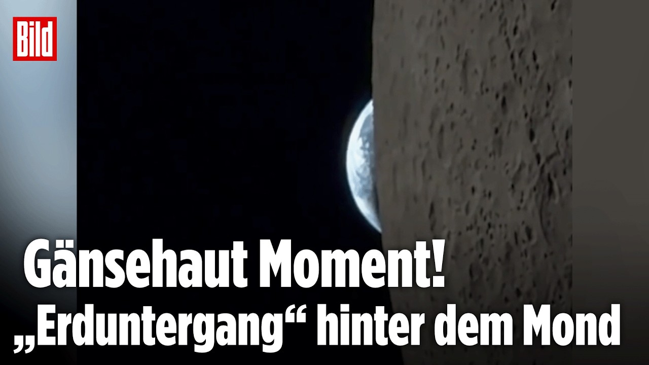 ERDUNTERGANG IM ALL: Artemis-Astronaut Reed Wiseman filmt spektakuläre Szene