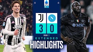 JUVENTUS-NAPOLI 3-0 | EXTENDED HIGHLIGHTS | SERIE A 2025/26