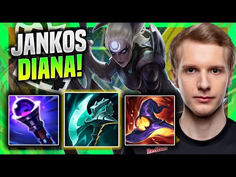 JANKOS BRINGS BACK WITH DIANA! - G2 Jankos Plays Diana JUNGLE vs Ivern! | Season 11
