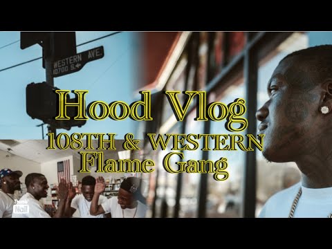 Pulled Up To 108th & Western South Central With Infamous "Flame Gang" & Toonchie5
