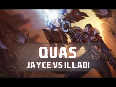 Quas as Jayce vs Illaoi - S8 TOP Ranked Gameplay