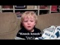 3 Year Old Tells Terrible Knock Knock Jokes