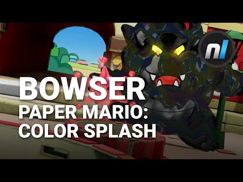 Bowser Appears in Paper Mario: Color Splash