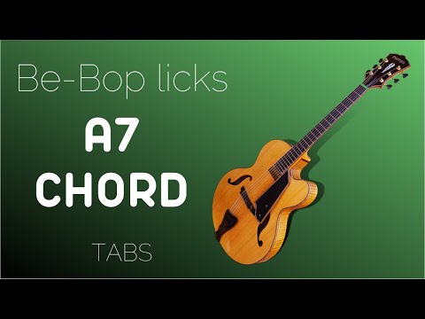 Jazz Guitar Lick for  A7 Chord | TABs
