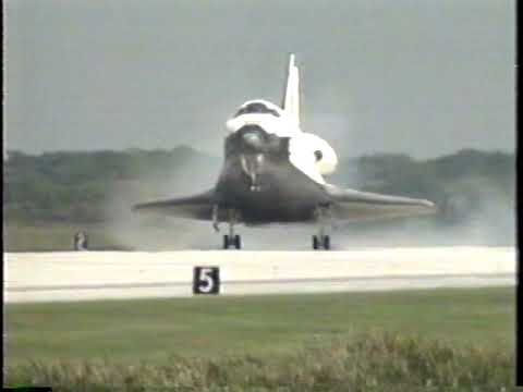 STS-71 Day Landing KSC STS-71 1st MIR Docking Mission Space Shuttle Atlantis EDITED 6 29 to 7 7 1995