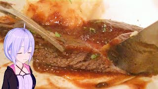 【ボイスロイド実況】牛ホホ肉の赤ワイン煮込み【飯動画】