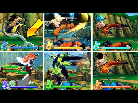 ALL Characters doing "VANISH WHIFF" in a COMBO - DBFZ