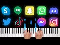 Top 14 Social Media Ringtones - Piano