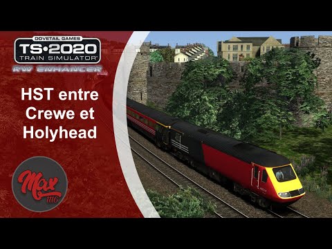 Train Simulator 2020 : High Speed Train entre Crewe et Holyhead (HST AP)