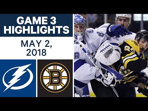 NHL Highlights | Lightning vs. Bruins, Game 3 - May. 02, 2018
