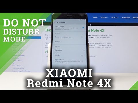How to Use Do Not Disturb Mode in XIAOMI Redmi Note 4X - Mute Sounds