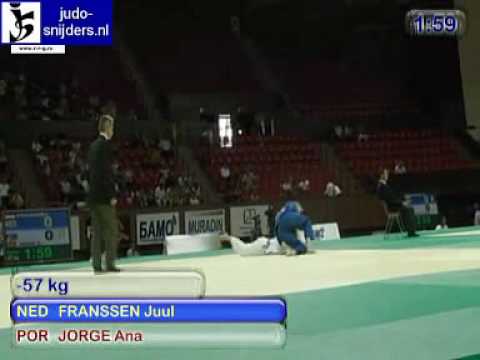 Judo 2009 Yerevan: Franssen (NED) - Jorge (POR) [-57kg].
