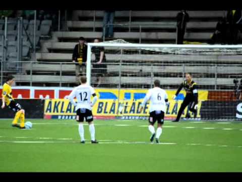 Lasse Nilsson missar straff mot Mjällby 5 Maj 2013