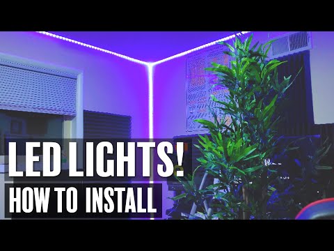How To Set Up & Install LED Lights (Recording Studio)