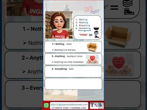 NOTHING#ANYTHING#EVERYTHING#SOMETHING: sabe usar de forma correta: Não erre mais!