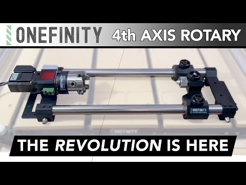 Welcome To The REVOLUTION! Introducing Onefinity CNC's 4th Axis Rotary