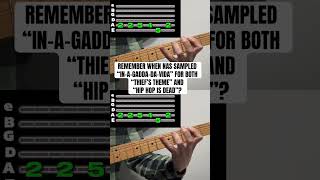 Nas + In-A-Gadda-Da-Vida #musicfacts #musictrivia #nas #ironbutterfly #guitarriff #riff