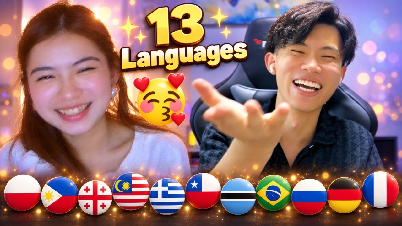We Couldn't Stop Laughing! I Spoke 13 Languages with Strangers 😂