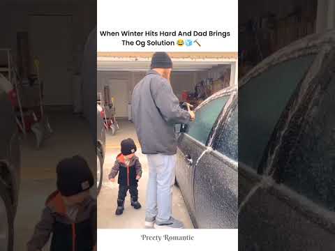 Dad vs ice: Hammer edition🛠️😂 #shorts