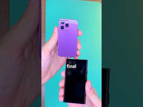 Mini iPhone vs Mini Samsung: qual é melhor? Batalha Mini! s25 vs soyes xs15