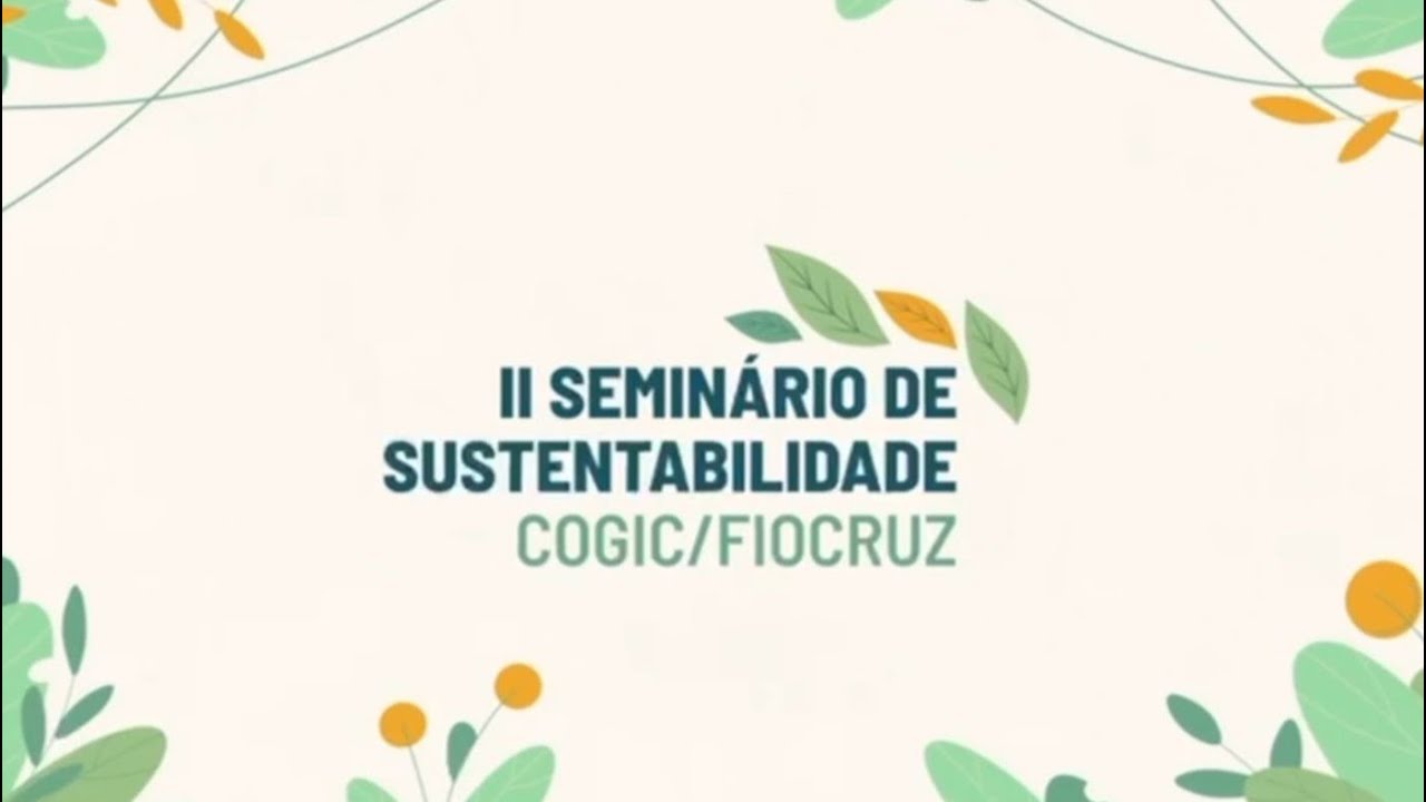 Thumbnail do vídeo do II Seminário de Infraestrutura Sustentável