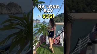 Ha Long Bay for just $35 😱 #vietnam #vietnamguide #halongbay