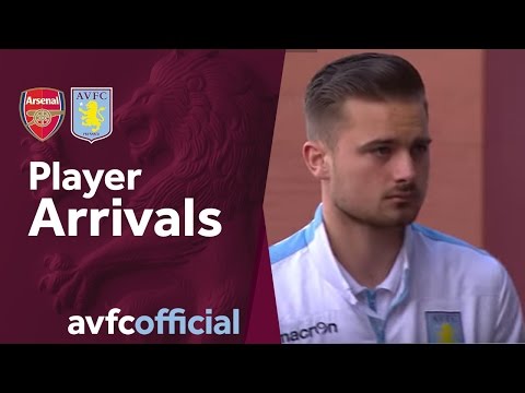 Player Arrivals: Arsenal v Villa