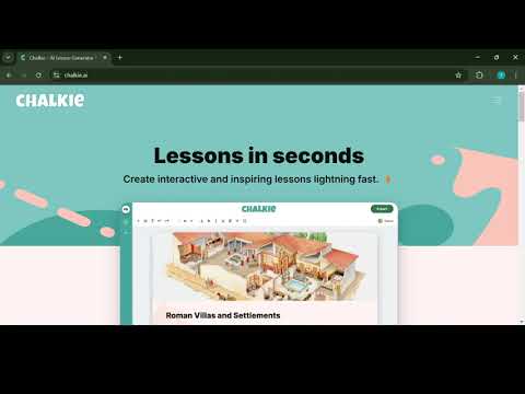Chalkie AI for Teachers: Easy Lesson & Worksheet Creation!