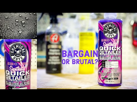 Chemical Guys Synthetic Quick Detailer, bargain or brutal? Review and comparison!