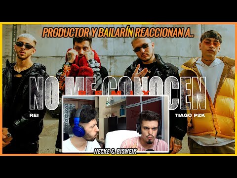 Bandido, Duki, Rei, Tiago Pzk - No Me Conocen Remix 🌟 Reacción Productor y Bailarín 🌟 #NeckeYBisweik