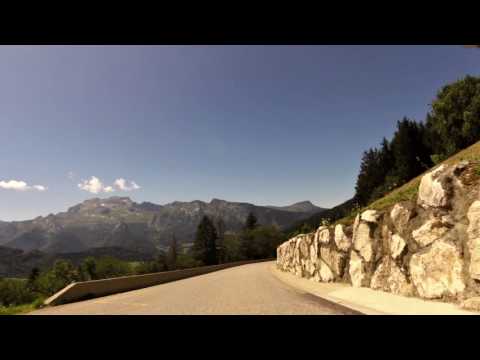 Col de la Croix Fry descent by road bike