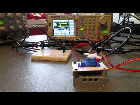 Serwa: 360 sterowane z generatora funkcyjnego