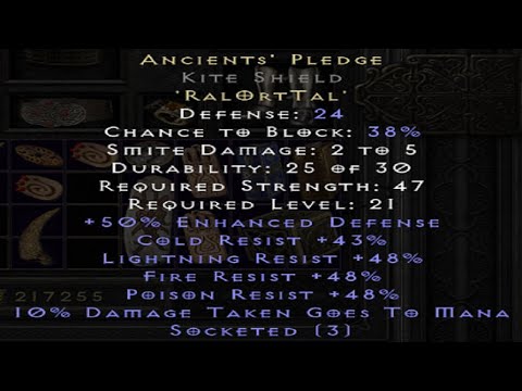Diablo 2 Resurrected - preparing for HELL How to craft RUNEWORD Ancient's Pledge/Schwur der Urahnen