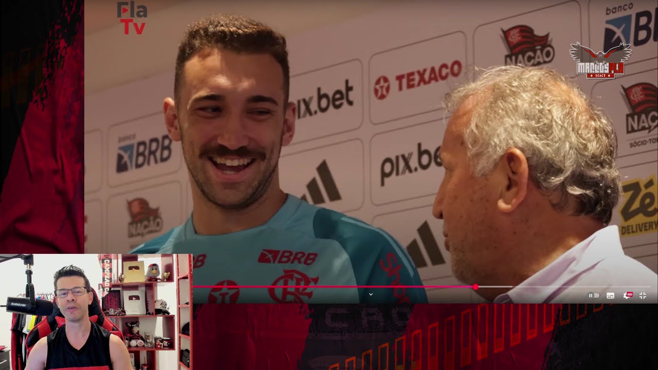 FLAMENGO x MARICÁ "DE LA CRUZ PREOCUPA" ZICO INVADE ENTREVISTA E DÁ PRESENTE PARA LÉO ORTIZ!