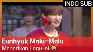 Eunhyuk Malu-Malu Menarikan Lagu Ini 😂 #IdolSongDictationContest2  🇮🇩SUB INDO🇮🇩