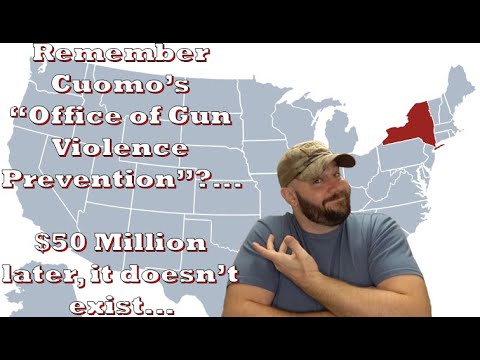 NY Gun Control under fire... Cuomo's "Office of Gun Violence Prevention" still doesn't exist.. Thumbnail