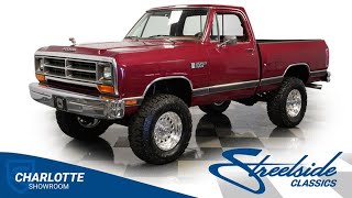 Video Thumbnail for 1986 Dodge D/W Truck