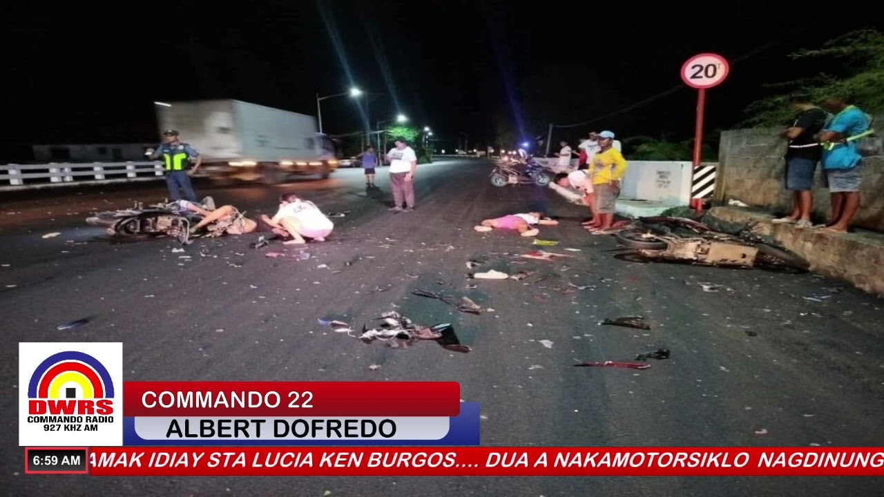 DUA A NAKAMOTORSIKLO NAGDINUNGPAR, AGPADA DA A NATAY IDIAY CABUGAO