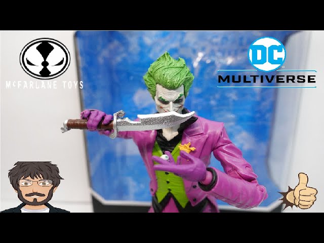 Vídeo relacionado con McFarlane Juguetes, Figura de acción DC The Joker Infinite Frontier de 7 Pulgadas con 22 Partes móviles, Figura Coleccionable de DC Multiverse Batman con Base de Soporte, Tarjeta de Personaje