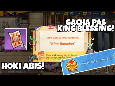 Gacha 50 Tiket Pas King Blessing! Hoki Parah Cuk! | One Punch Man : The Strongest