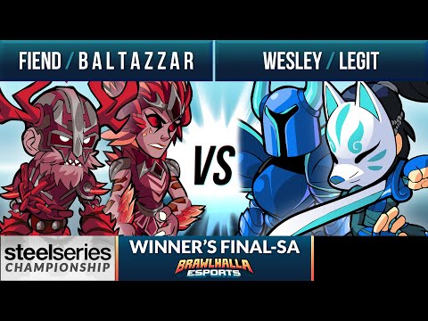 Fiend & B A L T A Z Z A R vs Wesley & Legit - Winner's Final - Steelseries Championship 2020 - 2v2