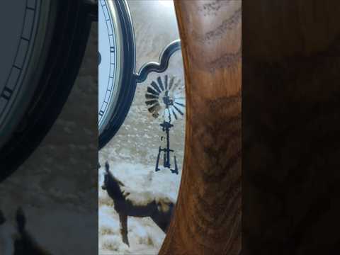 Amazing Grace Rhythm American Prairie Motion Clock 4MH860WU06 #clock #rhythm