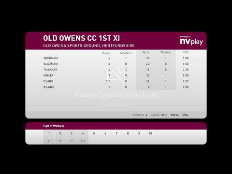 OLD OWENS CRICKET CLUB  V  TOTTERIDGE  MILLHILLIANS  C C