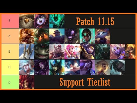Neuer Patch, neue Tierlist! | Support Tierlist (Patch 11.15)