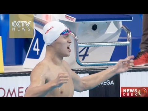 China’s Sun Yang defends 400m freestyle title