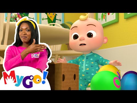Sorry, Excuse Me | MyGo! Sign Language For Kids | CoComelon - Nursery Rhymes | ASL